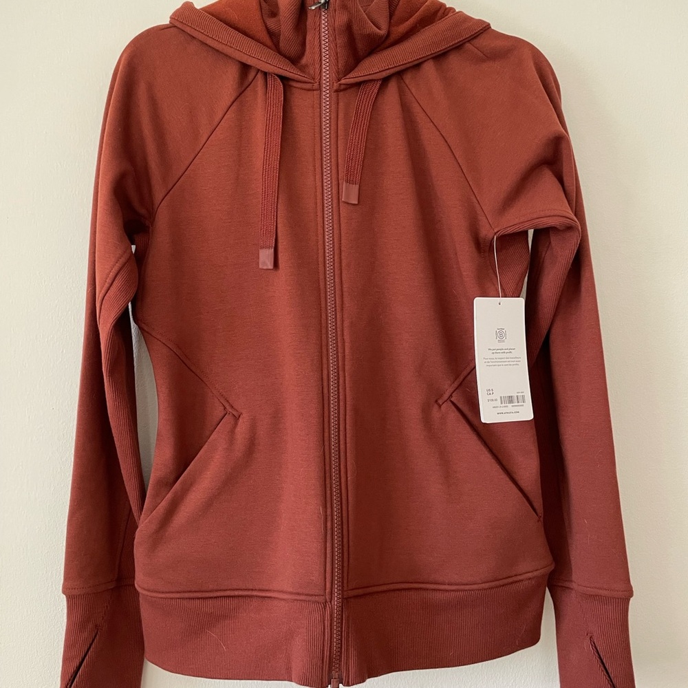 NWT Athleta Women's Triumph Hoodie Jacket Size Petite Small NEW